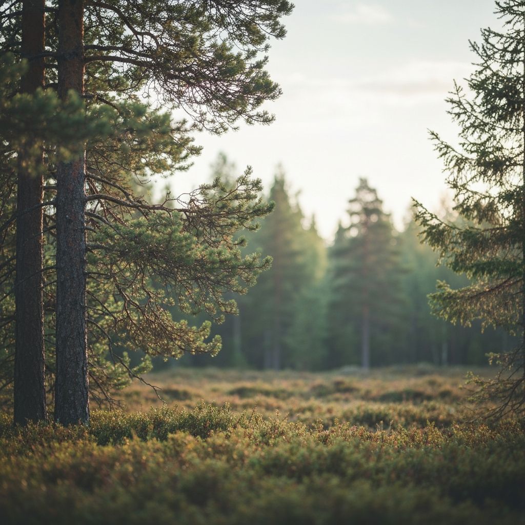 Peaceful natural landscape